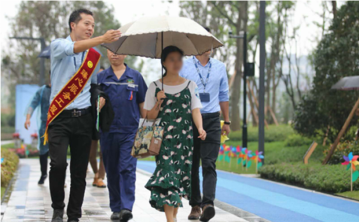   欧麓花园城交付服务实景图