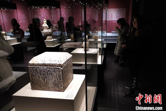 展出的代表性文物精品。　田进 摄