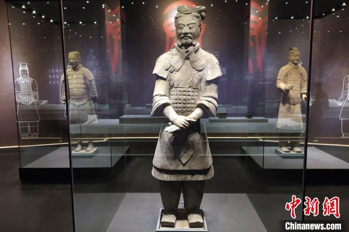 展出的代表性文物精品。　田进 摄