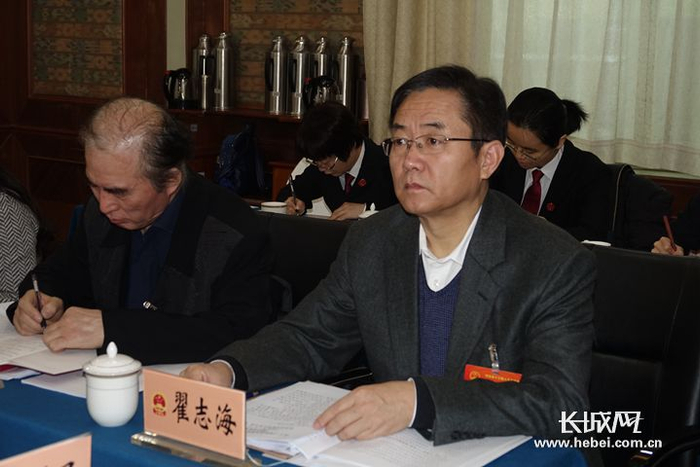 河北省人大代表翟志海。长城新媒体记者 张世豪 摄