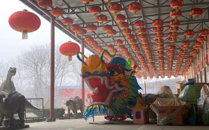 藁城宫灯。新京报记者 王巍 摄