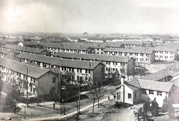 曹杨新村鸟瞰图（1957）