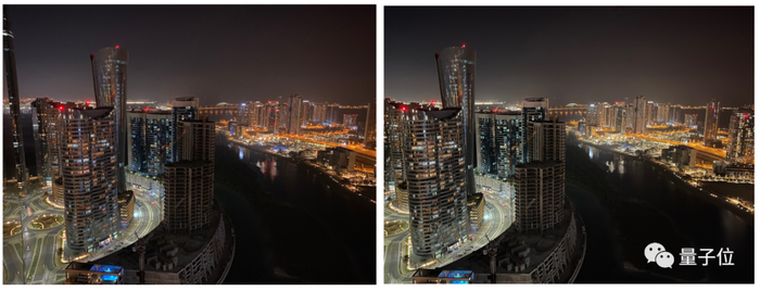 上面图左是11 Pro Max的图像，图右则是12 Pro Max的图像。有网友小声bb：如果我觉得11拍得还更好看，会被逐出宇宙吗？（不过，iPhone 12 Pro Max声称主打人像拍摄）