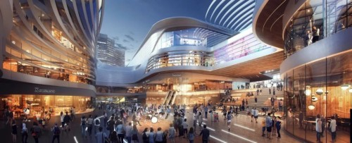 杭州江河汇项目效果图