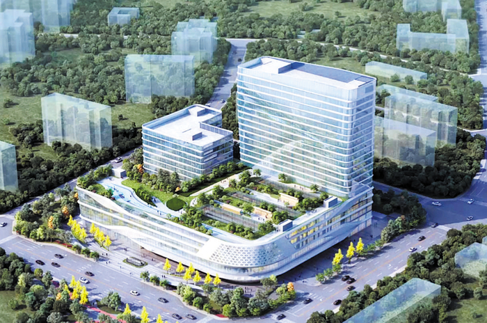 成都高新区妇幼保健院效果图