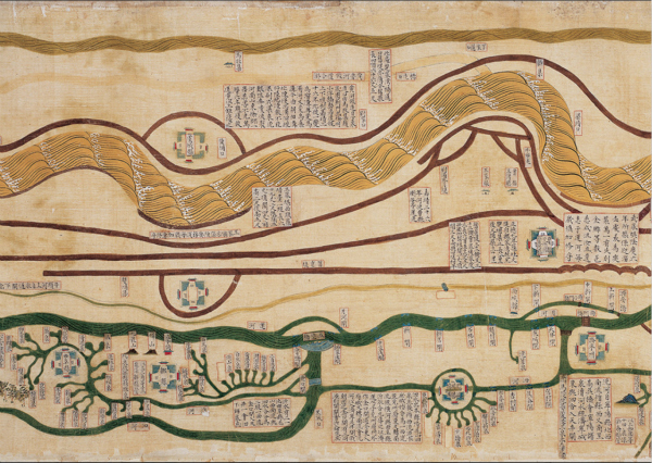 图为《河防一览图》局部。（资料图）