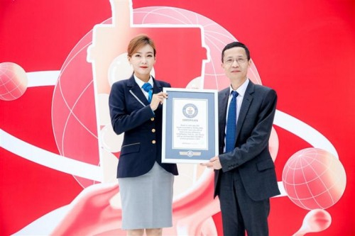 香飘飘获吉尼斯世界纪录称号