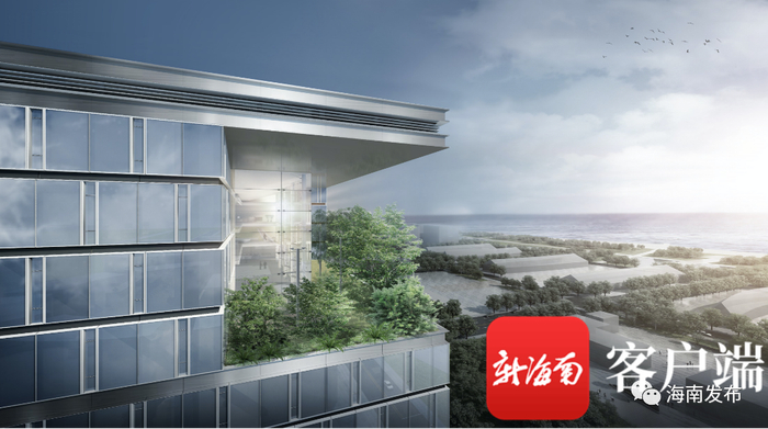 空中花园效果图。