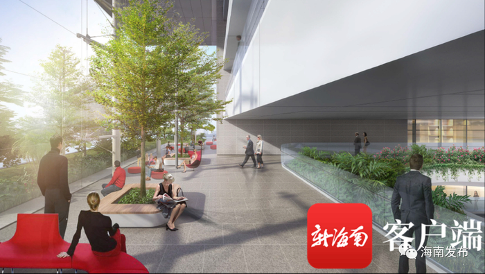 空中花园标准层效果图。