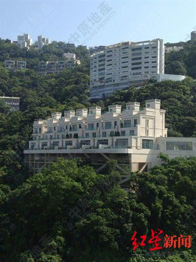 钱峰雷购买的香港豪宅外景。图据中原地产