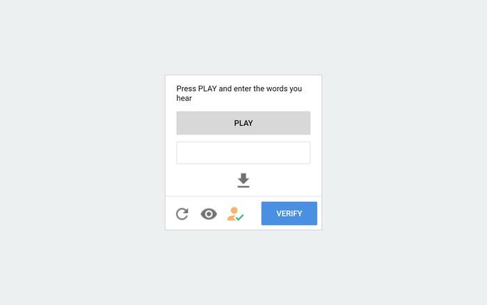 ▲ 点击 “PLAY”后自动完成验证
