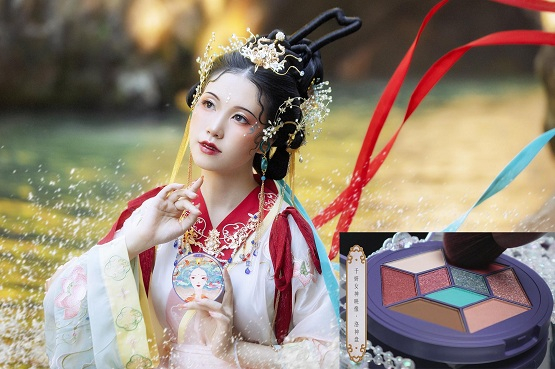 小庄洛神盘创意妆容