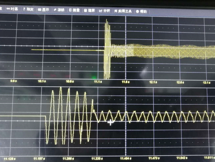 图13电子启动控制器启动电流波形图