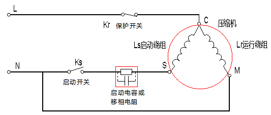 图3 电子式启动控制器接线图