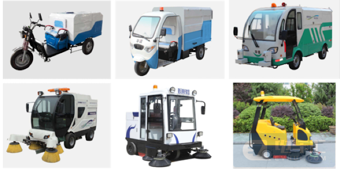 种类繁多的小型环卫机械设备