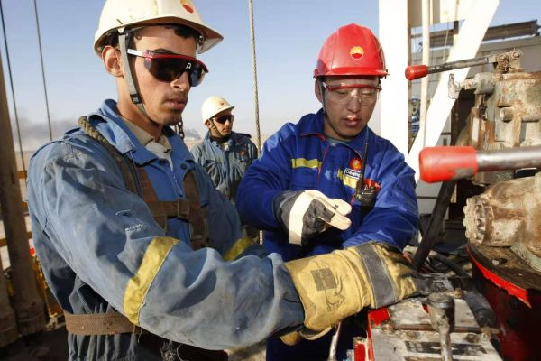 大庆钻井队在苏丹的施工现场（受访者供图）