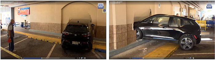 ▲2019年8月宝马i3意外加速事故