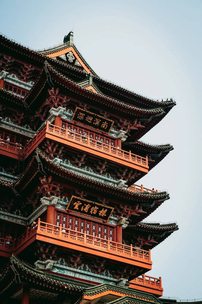 ▲&nbsp;滕王阁，坐落于南昌市沿江路赣江东岸。摄影/李文博