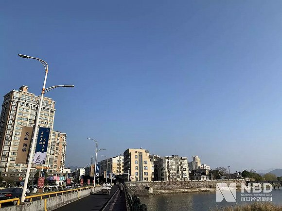 天台县城区（图片来源：每经记者 吴若凡 摄）