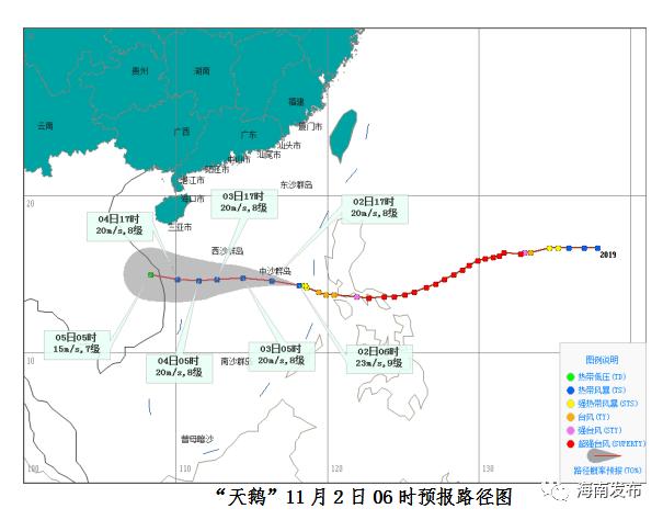 台风“天鹅”已走远，受“艾莎尼”影响海南2日～5日将迎来强风雨天气_手机