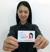 手持身份证示例照片