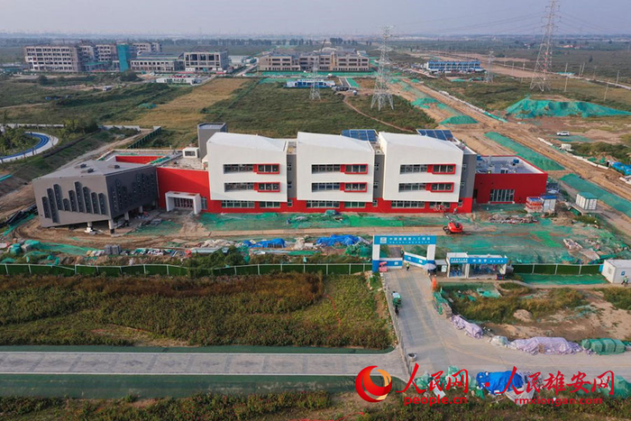 北海幼儿园雄安园区项目。李兆民/摄