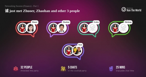 艾诚与学生代表进行交流线上合影