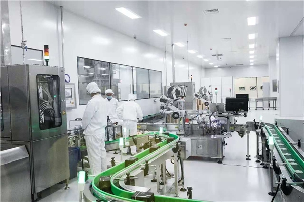 生产润百颜次抛原液的百级净化生产车间