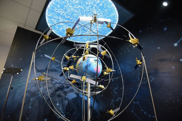 最新组网的北斗3号系统 图片来源：视觉中国