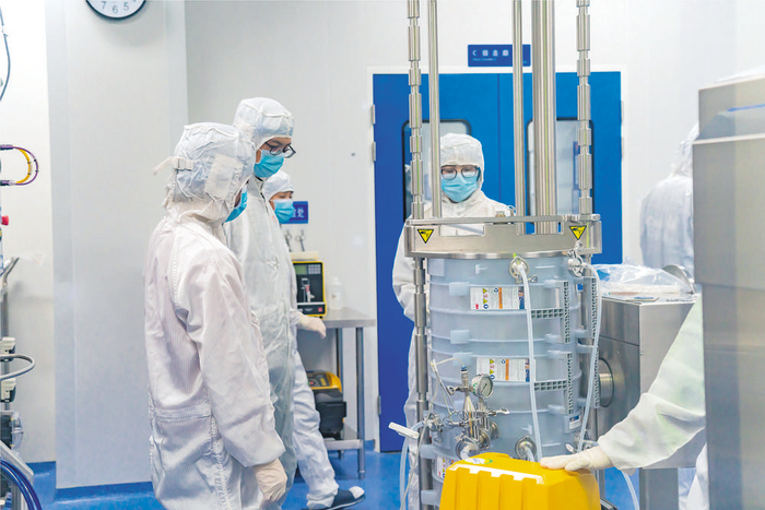 百利药业生产多特抗体的车间