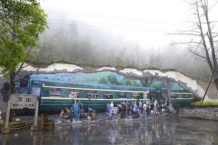 　　万山区朱砂古镇（央视网记者 王静远 摄）