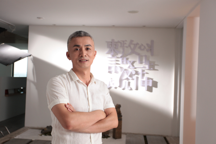 广州华浔品味装饰集团董事长夏振华：二次装修在一二线城市份额越来越大。孙泷泽 摄