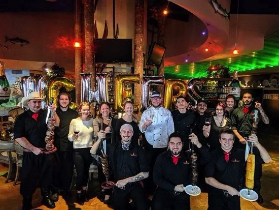 涉事的Carnaval巴西烤肉馆全体员工 图片来源：拇指医药