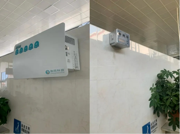 连英高速服务区内的“智慧厕所管理系统”