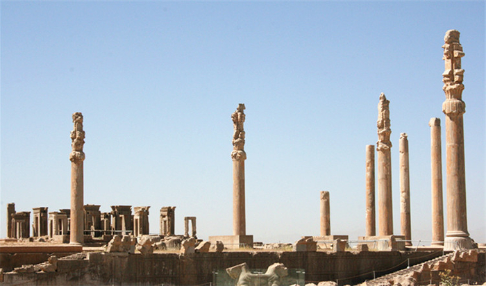  ▲伊朗法尔斯省内的波斯波利斯昭示着辉煌的古代波斯文明
