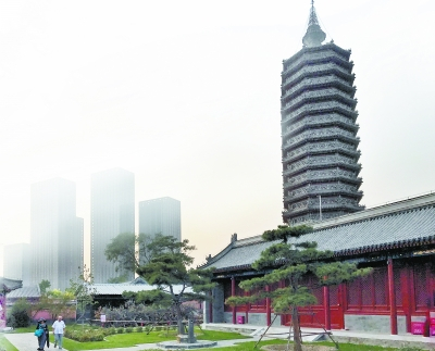     通州燃灯塔 TAKEFOTO供图