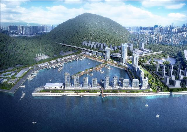 洪湾中心渔港规划示意图