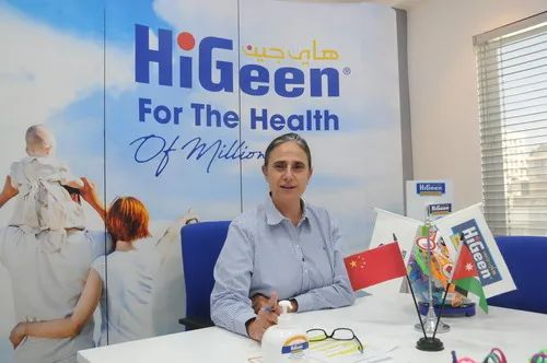 10月26日，在约旦安曼，约旦家族企业穆尼尔·苏赫蒂安集团常务董事迪玛·苏赫蒂安接受新华社记者采访。新华社记者 冀泽 摄