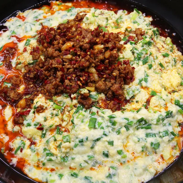 ▲ 鸡蛋合渣。摄影/黄晓刚