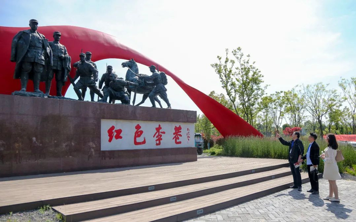 红色李巷。南报融媒体记者 孙中元 崔晓 摄