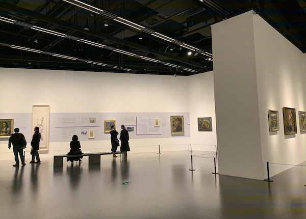 “游艺·开荒——刘海粟欧游九十周年纪念展”展览现场