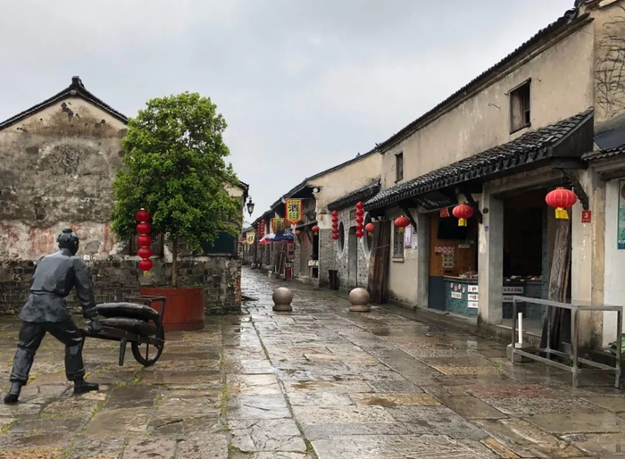 漆桥老街古色古香。范杰玉 摄