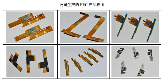 弘信电子FPC产品 &nbsp;图片来源：弘信电子招股说明书截图