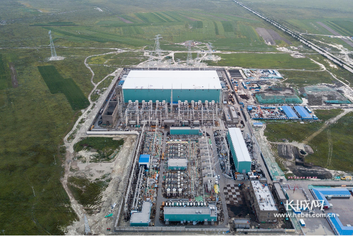 柔性直流电网试验示范工程张北换流站。高得莲供图