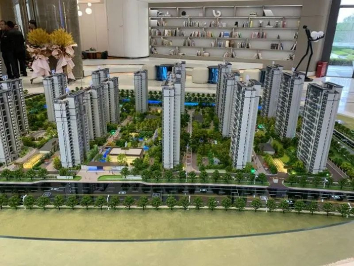 联发云启项目沙盘 南报融媒体记者 张彪 摄