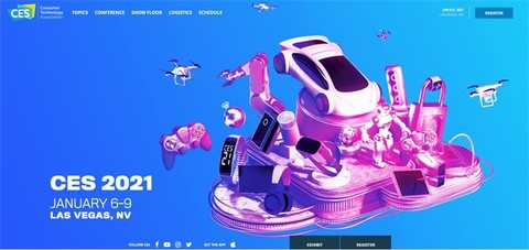 （截图自：CES官网）