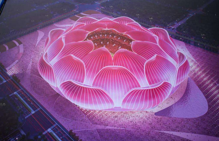 恒大莲花球场效果图