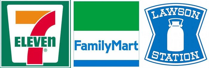 △ 日本便利店三巨头的logo 均具备高识别度。图片来源 | 7-ELEVEn、全家、罗森官网