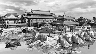   圆明园方壶胜境复原图
