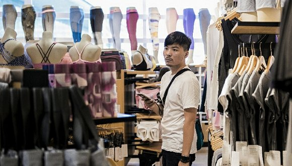 男性业务是Lululemon未来方向。图片来源：视觉中国